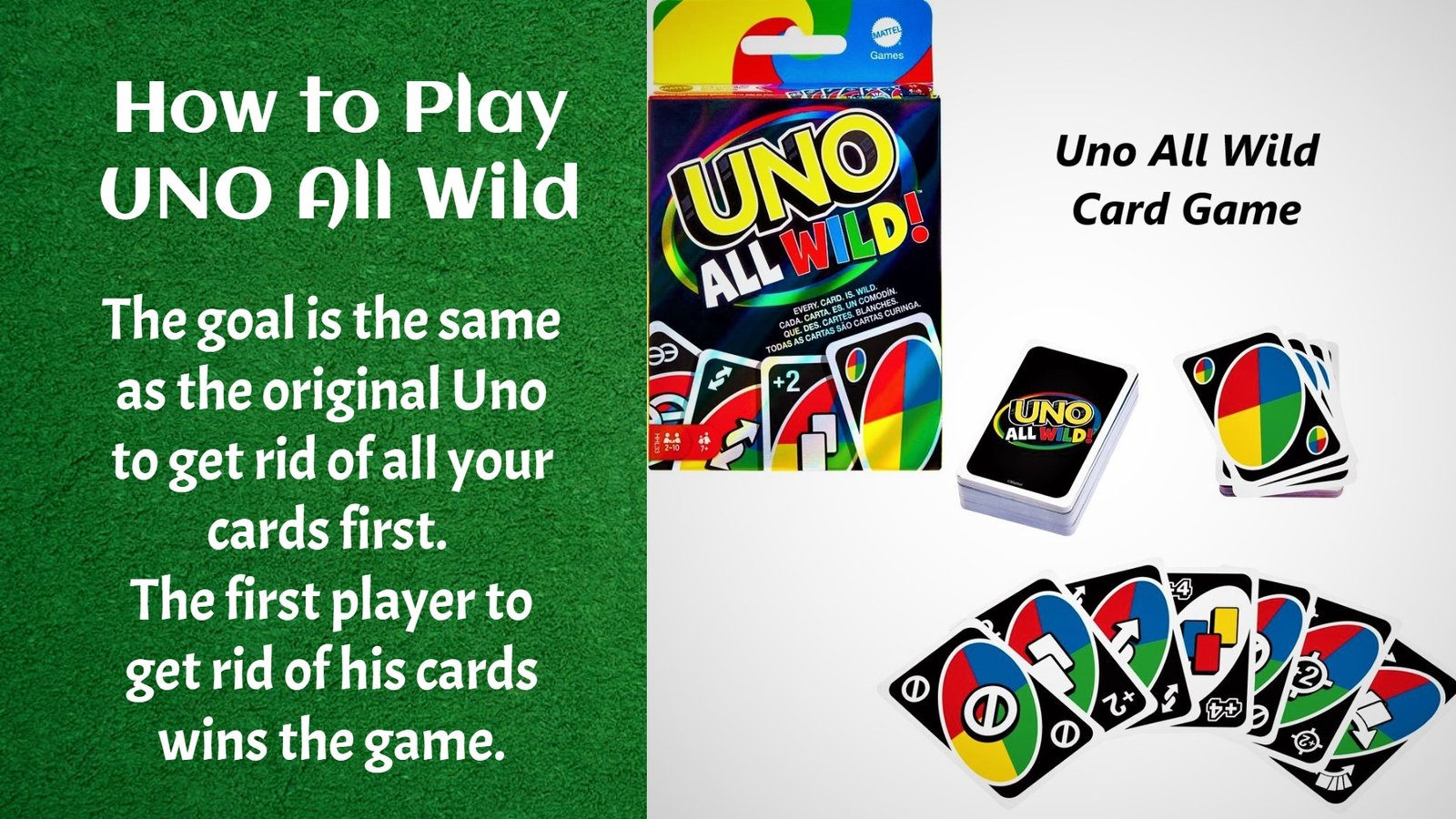 How To Play Uno All Wild - Learning Board Games