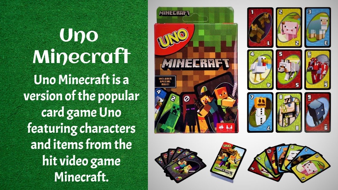 The UNO Minecraft Rules And Cards