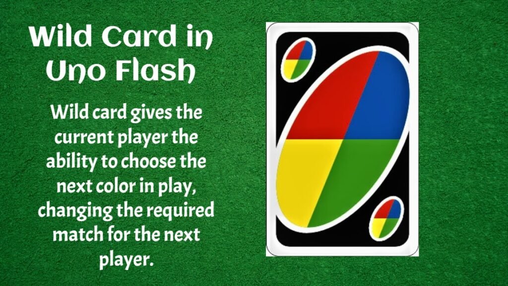 Wild Card in Uno Flash Game