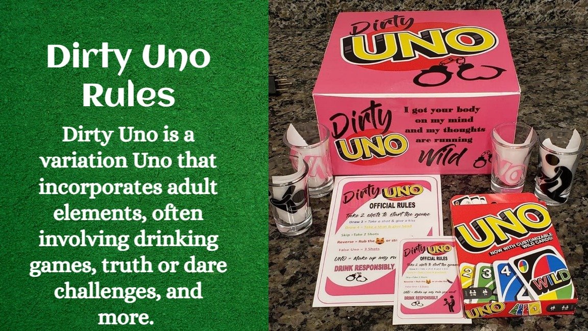 UNO Party Pack of 4 Card Games for Kids & Adults Featuring UNO, DOS, UNO  Flip & UNO Dare 