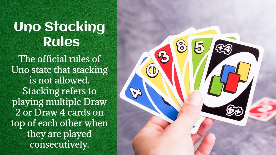 Rules for Stacking Draw Cards in UNO