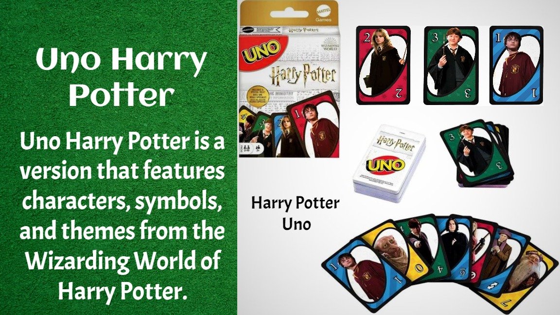 The Harry Potter UNO Rules And Cards