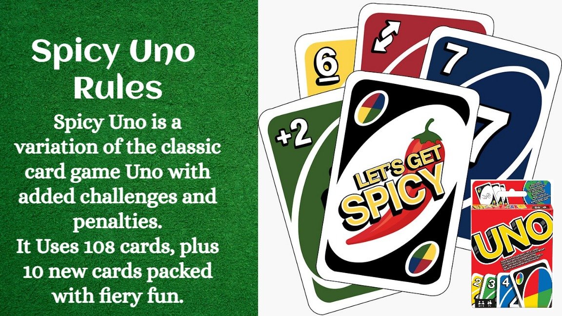 How To Play Spicy UNO - These Fun UNO Card Game Rules Will Spice Up Your  Next Family Game Night!