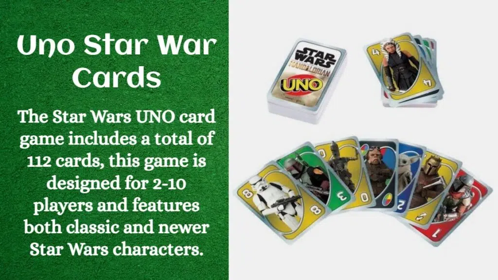 The UNO Star Wars Rules And Cards - Learning Board Games