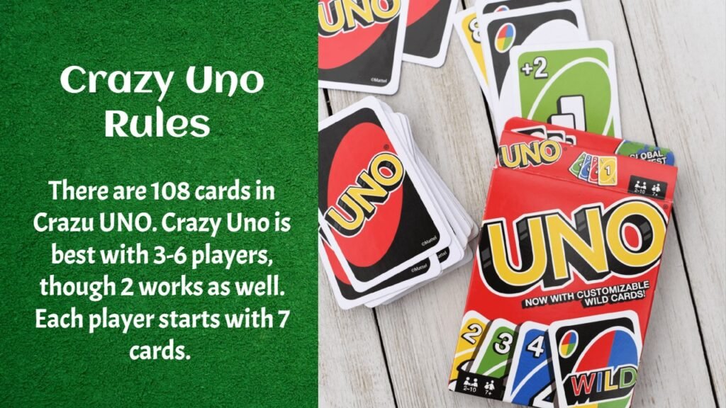 Crazy Uno Rules