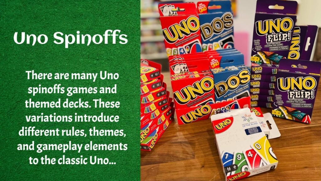 Variety of Uno Spinoffs
