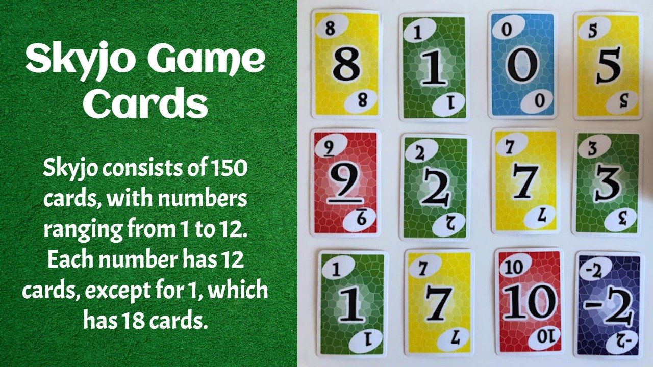 The Skyjo Game Rules And Cards Learning Board Games