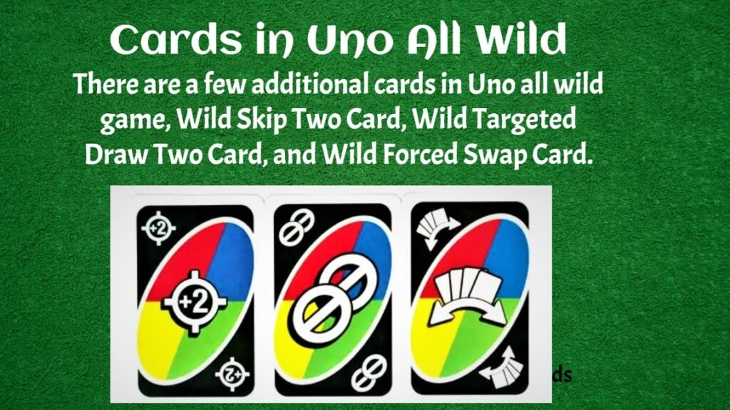 Cards in Uno All Wild