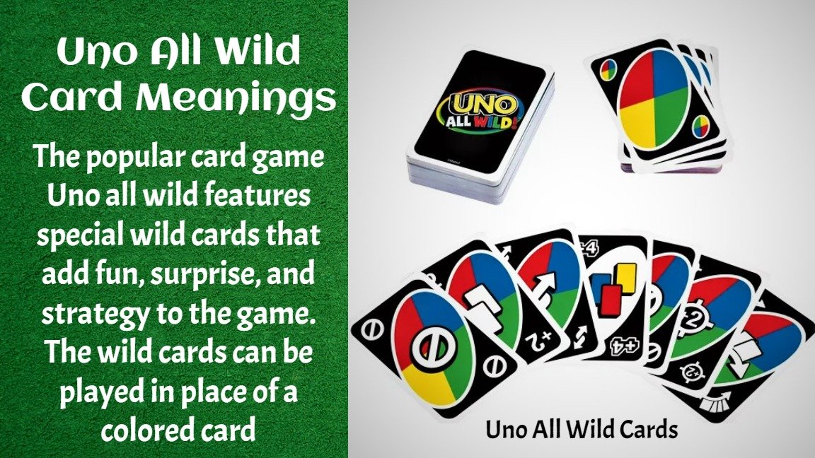 The UNO All Wild Cards (UNO All Wild Cards Meaning) Learning Board Games