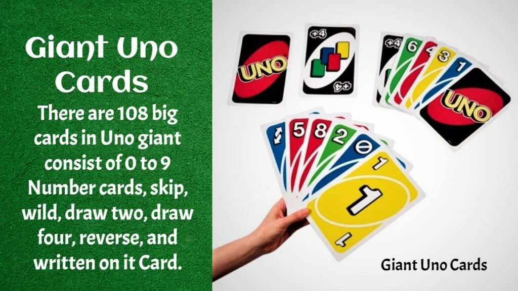 Giant Uno Cards