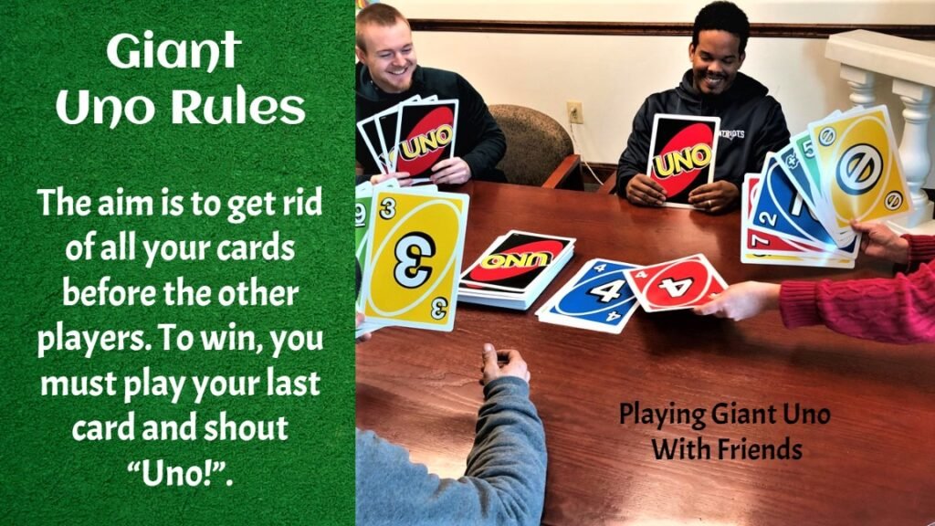 Giant Uno Rules