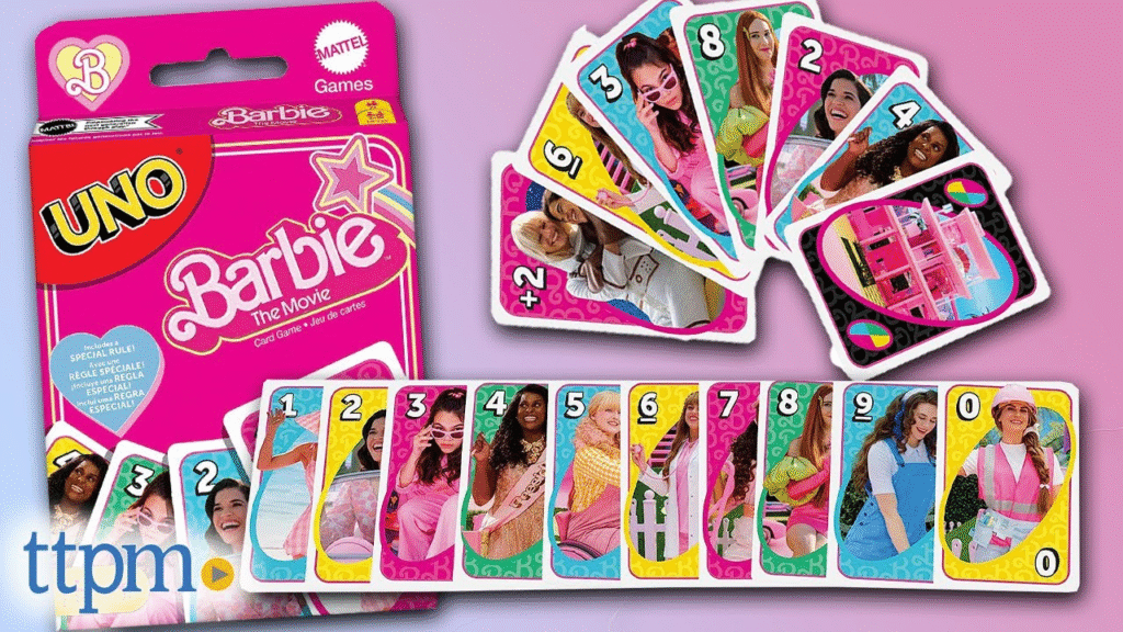 The Barbie UNO Rules and Cards
