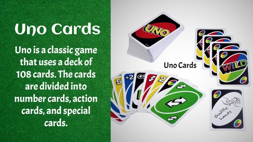 Uno game cards
