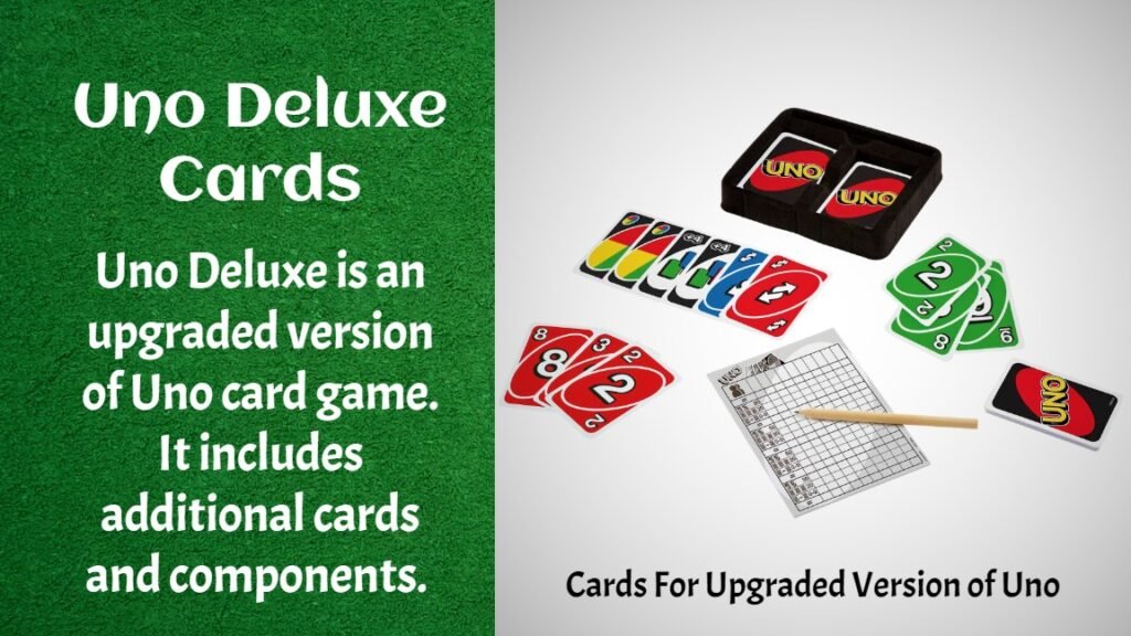 Uno Deluxe Cards