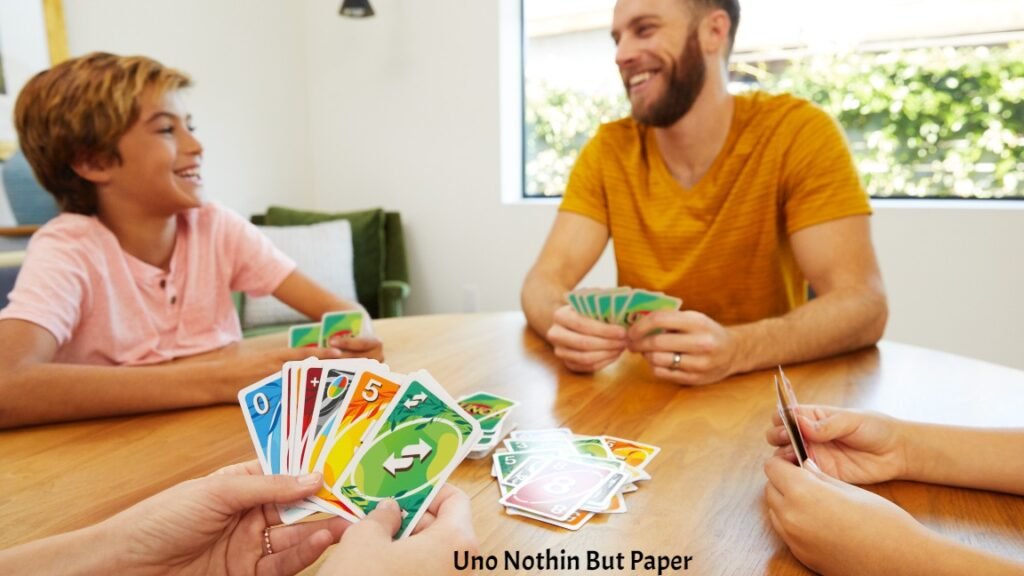 Uno Nothin But Paper Rules