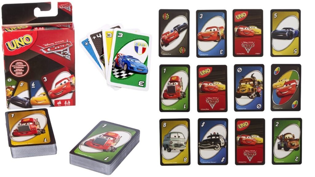 Cars Uno Card Game