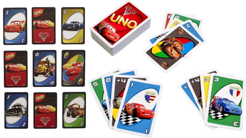 Cars Uno Cards