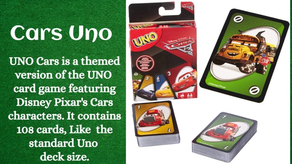 Cars Uno Game Rules