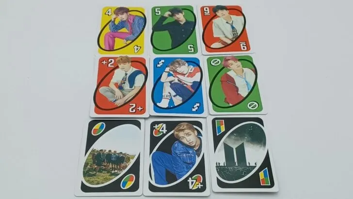 UNO BTS Rules and Cards