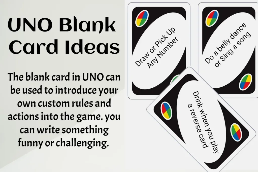 UNO Blank Card Rules And Ideas