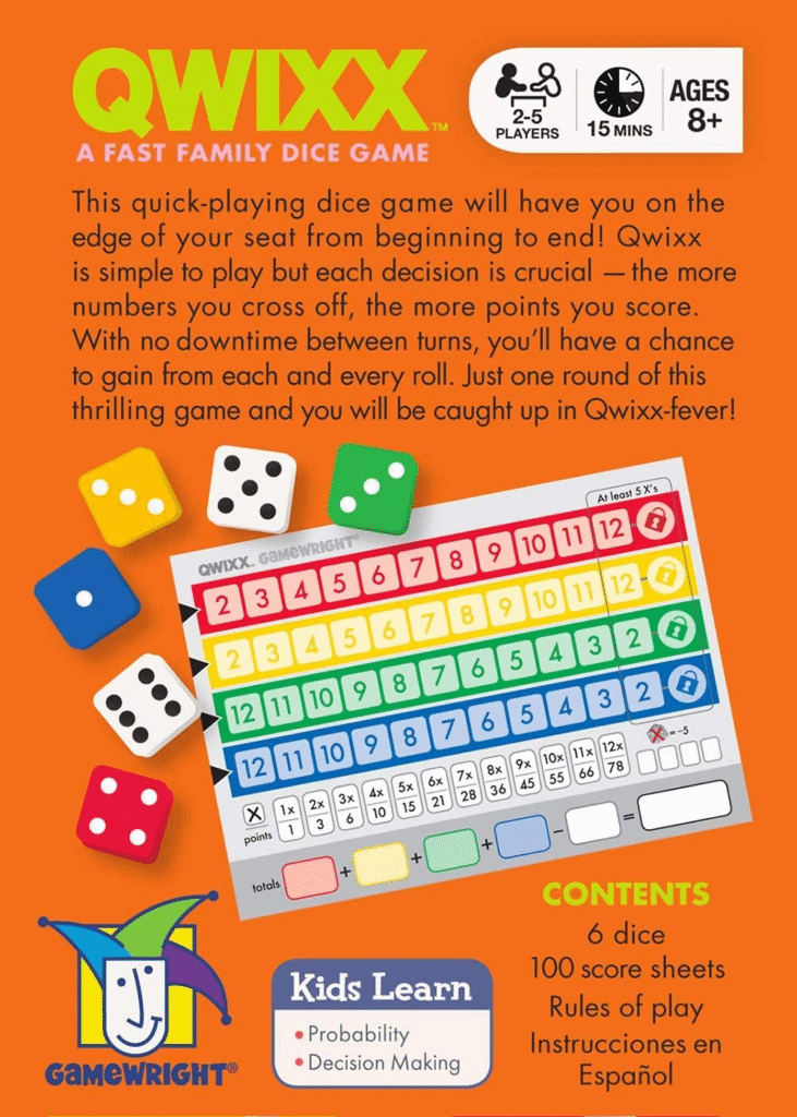 The Qwixx Rules & Instructions