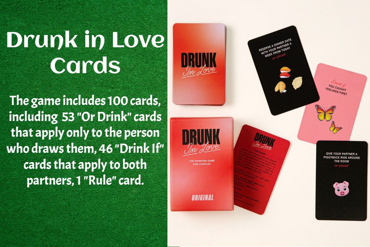 The Drunk In Love Rules And Cards Learning Board Games