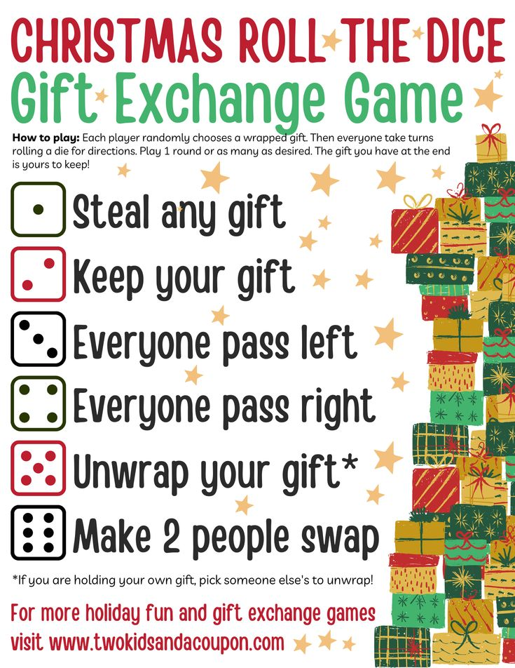 The Gift Exchange Dice Game