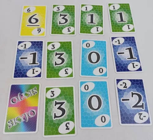 SKyjo With Regular Deck Of Cards
