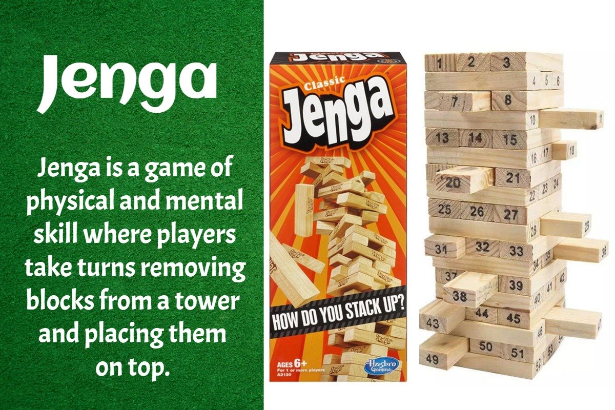 The Official Jenga Rules Learning Board Games