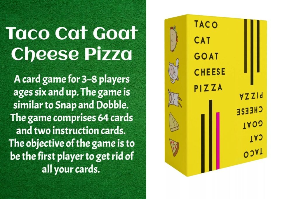 Taco Cat Goat Cheese Pizza Cards