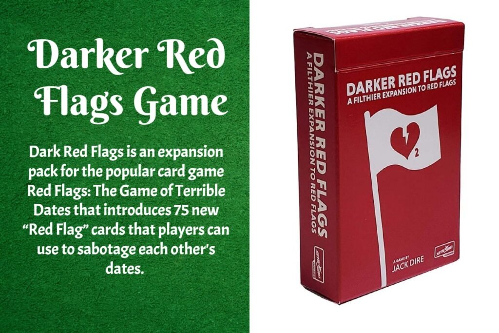 The Darker Red Flags Card Game Rules and Cards