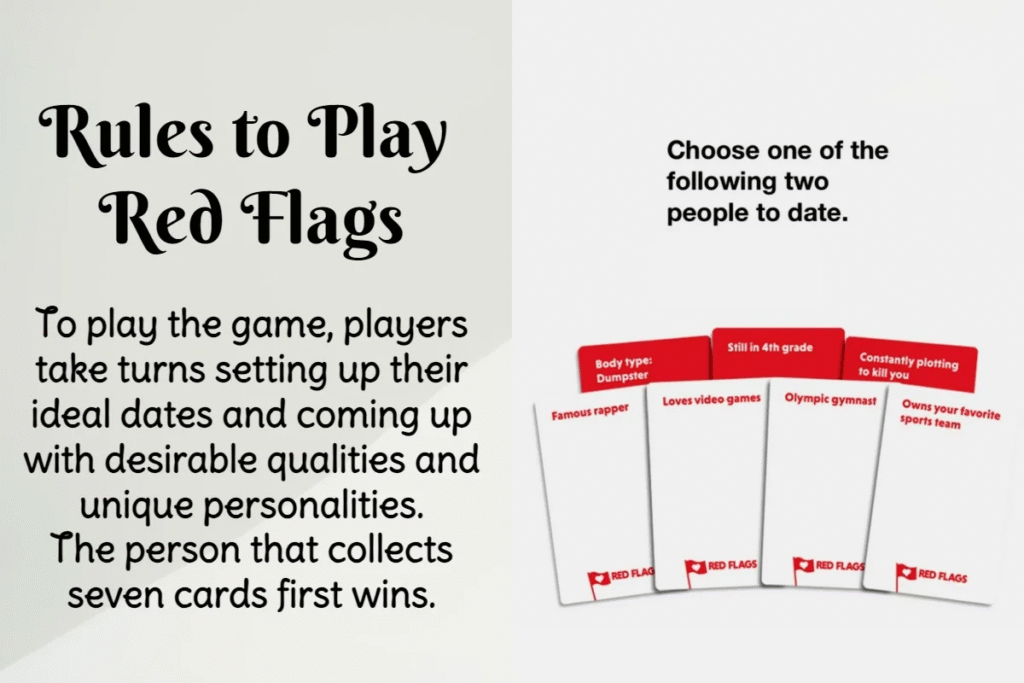 Nerdy/Nerdier Red Flags Rules and Cards