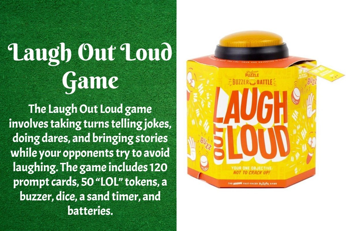 Laugh Out Loud Game Rules and Cards