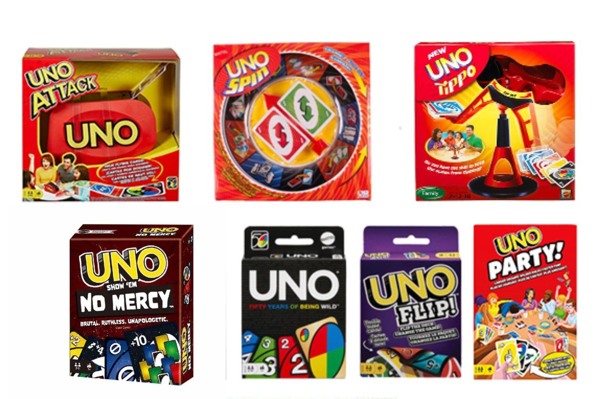 New UNO Games And Cards - Learning Board Games