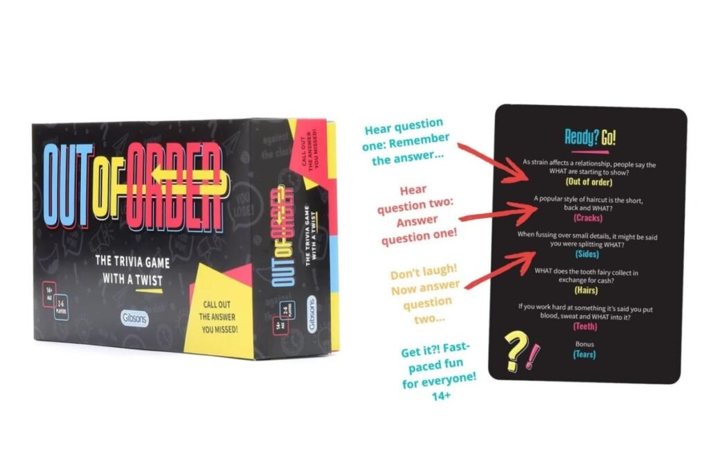Out of Order Card Game Rules