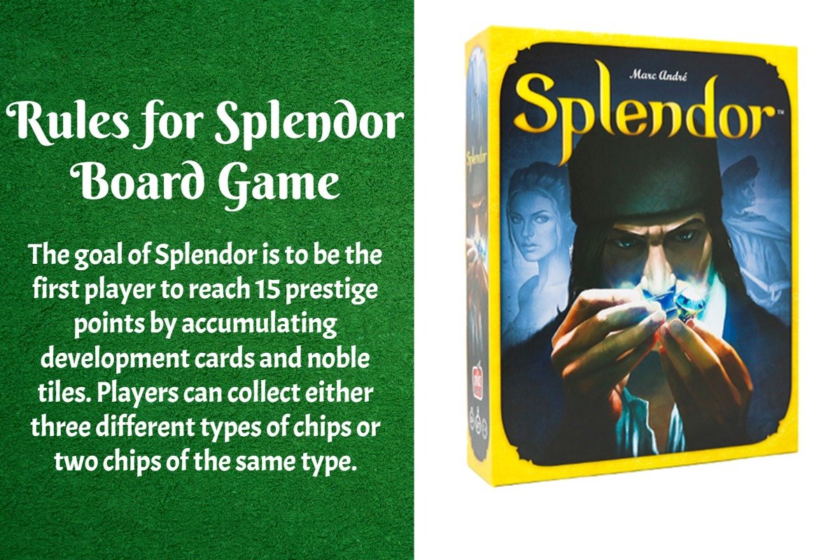 The Rules For Splendor Board Game (Splendor Rules, How To Play)