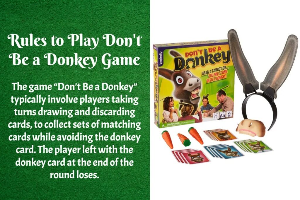 Don't Be a Donkey Rules