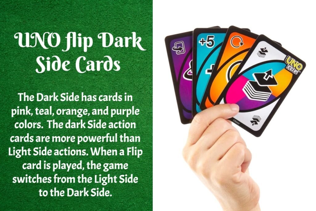 To play UNO Flip, gather
 your friends and family for an exciting game night filled with twists and surprises. 
The goal for playing UNO Flip is to be the first player to score 500 points by getting rid of all the cards in your hand. 