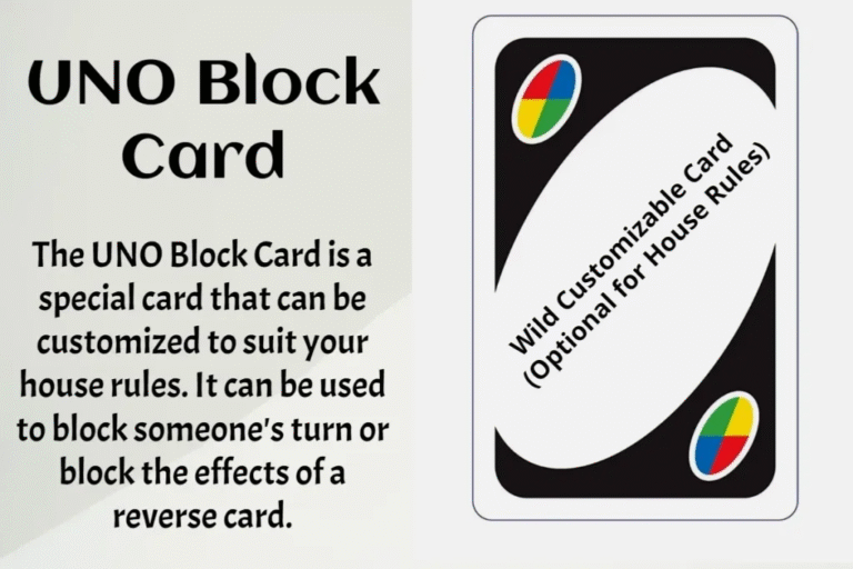 The UNO Block Card Rules And Meaning - Learning Board Games