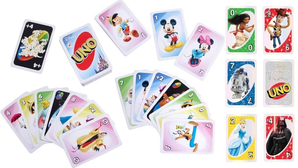 The UNO Disney 100 Rules and Cards 2 UNO Disney 100 Cards And Rules