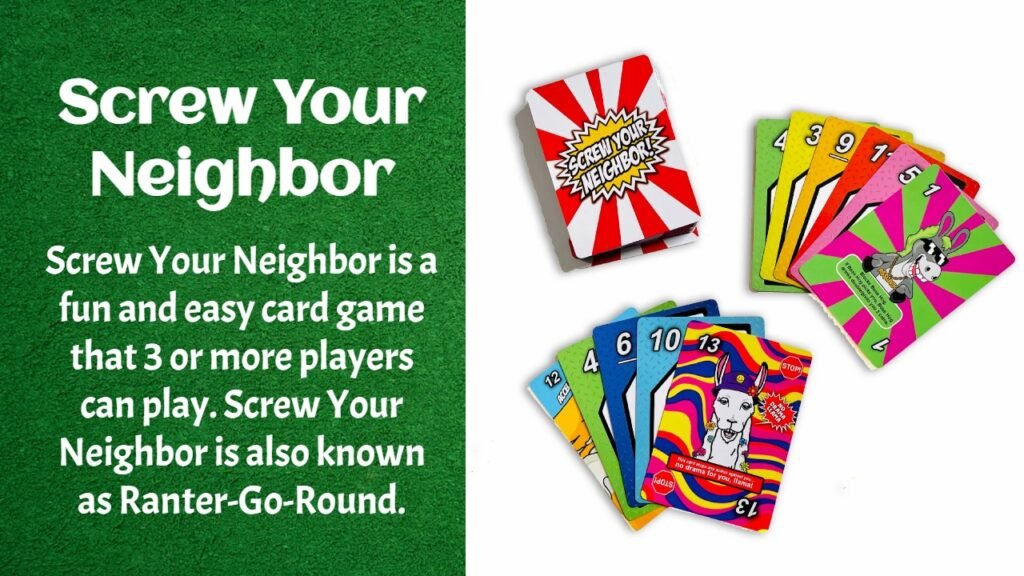 The Screw Your Neighbor Card Game Rules and Cards 3 Card Game Screw Your Neighbor