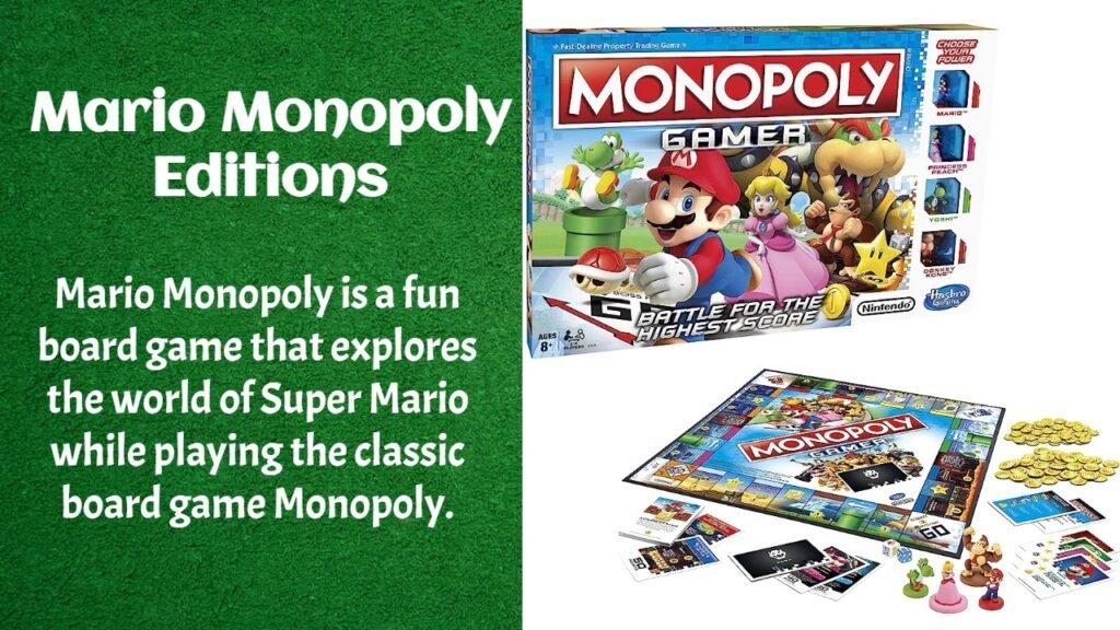 Mario Monopoly Editions Rules 2 Mario Monopoly Editions