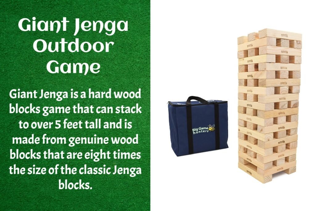 The Giant Jenga Outdoor Game 1 Giant Jenga Outdoor Game
