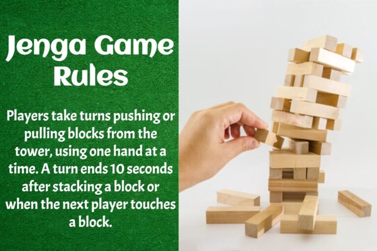 The Official Jenga Rules Learning Board Games