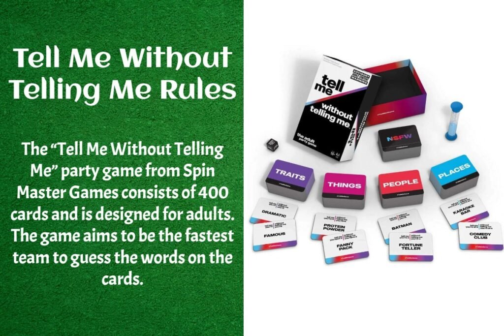 Tell Me Without Telling Me Rules And Cards 2 Tell Me Without Telling Me Rules