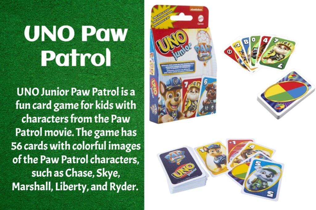 UNO Paw Patrol Rules And Cards 1 uno junior paw patrol