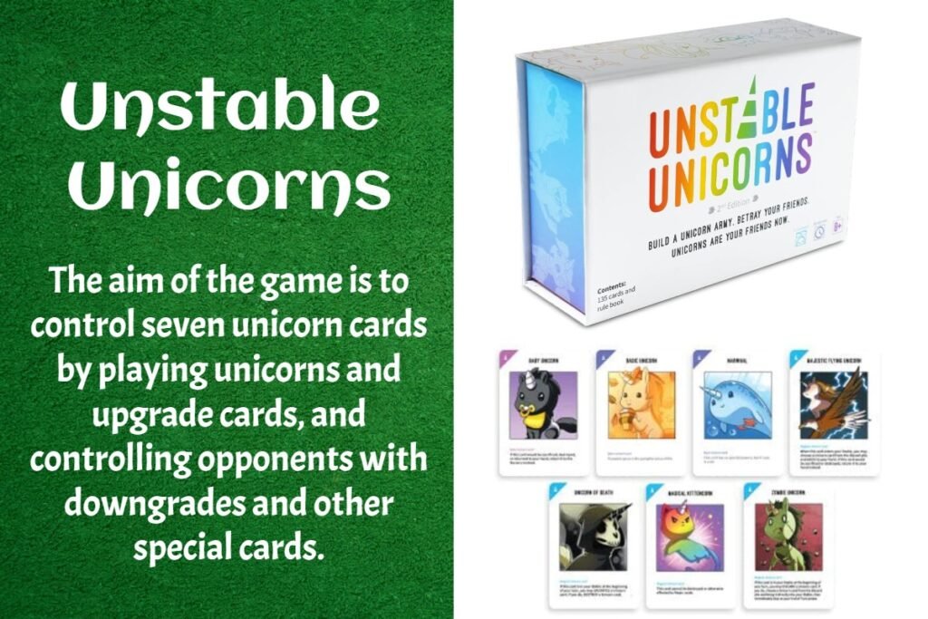 Unstable Unicorns Rules and Cards 1 Unstable Unicorns Cards
