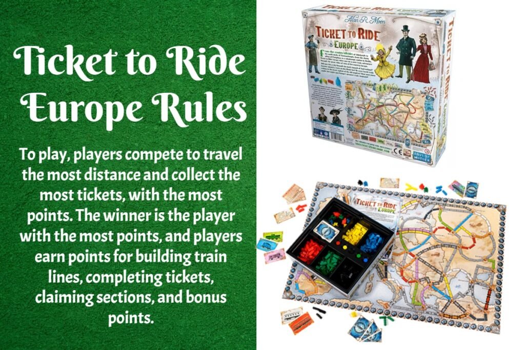 Ticket to Ride Europe Rules and Instructions 6 Ticket to Ride Europe Rules